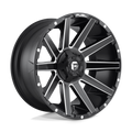 Fuel - D616 CONTRA - Black - Matte Black Milled - 20" x 9", 1 Offset, 6x135, 139.7 (Bolt Pattern), 106.1mm HUB