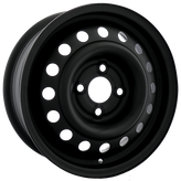Envy Wheels - NX4 STEEL WHEEL - Black - FLAT BLACK - 14" x 5.5", 44 Offset, 4x100 (Bolt Pattern), 59.1mm HUB