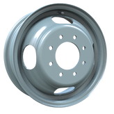 Envy Wheels - Dually Steel Wheel - Grey - GREY - 16" x 6", 127 Offset, 8x165.1 (Bolt Pattern), 116.8mm HUB