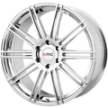 KMC Wheels - KM707 CHANNEL - Chrome - Chrome - 20" x 9", 30 Offset, 6x135 (Bolt Pattern), 87.1mm HUB