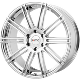 KMC Wheels - KM707 CHANNEL - Chrome - Chrome - 20" x 9", 30 Offset, 6x135 (Bolt Pattern), 87.1mm HUB