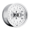 American Racing - AR62 OUTLAW II - Argent - MACHINED - 15" x 7", 50 Offset, 5x120.65 (Bolt Pattern), 70.3mm HUB
