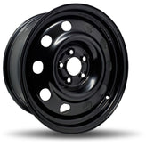 DTD - Steel - Black - Black - 17" x 7.5", 44 Offset, 5x114.3 (Bolt Pattern), 70.5mm HUB