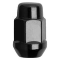 Mr.Lugnut - Conical Seat Black Nut 12mm x 1.50 Closed-end - Acorn - 36 mm Shank - 19mm Hex