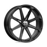 MSA Offroad Wheels - M12 DIESEL - Black - GLOSS BLACK - 20" x 7", 10 Offset, 4x137 (Bolt Pattern), 112.1mm HUB