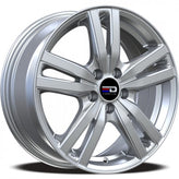 Euro Design - Ottano - Silver - Silver - 15" x 6", 35 Offset, 5x114.3 (Bolt Pattern), 67.1mm HUB