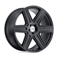 Mandrus - ATLAS - Black - MATTE BLACK - 20" x 10", 35 Offset, 5x130 (Bolt Pattern), 84.1mm HUB