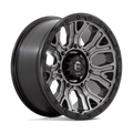 Fuel - D825 TRACTION - Gunmetal - MATTE GUNMETAL WITH BLACK RING - 20" x 9", 1 Offset, 6x139.7 (Bolt Pattern), 106.1mm HUB