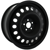 Envy Wheels - NX4 STEEL WHEEL - Black - FLAT BLACK - 17" x 6.5", 44 Offset, 5x100 (Bolt Pattern), 57.1mm HUB