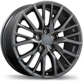 Replika - R224 - Gunmetal - Gloss Gunmetal - 18" x 8", 30 Offset, 5x114.3 (Bolt Pattern), 60.1mm HUB