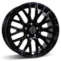 RSSW - Custom - Black - Gloss Black - 18" x 8", 35 Offset, 5x114.3 (Bolt Pattern), 73.1mm HUB