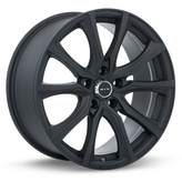 RTX Wheels - Contour - Black - Matte Black - 17" x 7.5", 38 Offset, 5x110 (Bolt Pattern), 65.1mm HUB