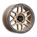 KMC Wheels - KM544 MESA - Bronze - MATTE BRONZE WITH BLACK LIP - 18" x 9", 18 Offset, 5x127 (Bolt Pattern), 71.5mm HUB