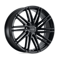 Petrol Wheels - P1C - Black - GLOSS BLACK - 17" x 8", 40 Offset, 5x110 (Bolt Pattern), 72.1mm HUB