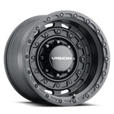 Vision Wheel Off-Road - 403 TACTICAL - Black - Satin Black - 18" x 9.5", -18 Offset, 8x165.1 (Bolt Pattern), 125.2mm HUB