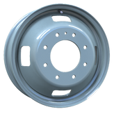 Envy Wheels - Dually Steel Wheel - Grey - GREY - 17" x 6.5", 143 Offset, 8x200 (Bolt Pattern), 142mm HUB