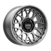 KMC Wheels - KM722 TECHNIC - Gunmetal - ANTHRACITE - 17" x 8.5", 18 Offset, 6x139.7 (Bolt Pattern), 106.1mm HUB