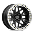 KMC Wheels - KM235 GRENADE CRAWL BEADLOCK - Black - SATIN BLACK - 20" x 10", -48 Offset, 6x139.7 (Bolt Pattern), 108mm HUB