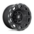 Fuel - D686 VENGEANCE - Black - MATTE BLACK DOUBLE DARK TINT - 20" x 10", -18 Offset, 8x180 (Bolt Pattern), 124.2mm HUB