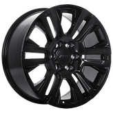 ART - Replica 216 - Black - Gloss Black - 20" x 9", 24 Offset, 6x139.7 (Bolt Pattern), 77.8mm HUB