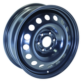 RTX Wheels - Steel Wheel - Black - Black - 17" x 6.5", 51 Offset, 6x115 (Bolt Pattern), 70.3mm HUB