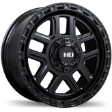 Fast HD - Summit - Black - Satin Black - 17" x 8", 30 Offset, 5x114.3, 127 (Bolt Pattern), 72.6mm HUB