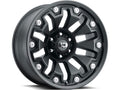 Vision Wheel Off-Road - 362 ARMOR - Black - SATIN BLACK WITH BLACK BOLT INSERTS - 20" x 9", 12 Offset, 6x139.7 (Bolt Pattern), 78.1mm HUB