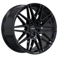 ART - Replica 244 - Black - Gloss Black - 20" x 10", 31 Offset, 5x112 (Bolt Pattern), 66.6mm HUB