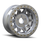 Dirty Life - ROADKILL RACE - Silver - MACHINED BEADLOCK - 17" x 9", -14 Offset, 5x139.7 (Bolt Pattern), 108mm HUB