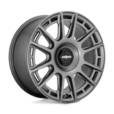 Rotiform - R158 OZR - Gunmetal - MATTE ANTHRACITE - 18" x 8.5", 45 Offset, 5x112 (Bolt Pattern), 66.6mm HUB