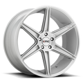 KMC Wheels - KM711 PRISM - Silver - Brushed Silver - 22" x 10.5", 40 Offset, 5x114.3 (Bolt Pattern), 72.6mm HUB