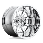 Fuel - D536 MAVERICK - Polished - CHROME PLATED - 20" x 14", -76 Offset, 6x135, 139.7 (Bolt Pattern), 106.1mm HUB