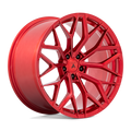 Asanti Black - ABL-39 MOGUL - CANDY RED - 20" x 9.5", 15 Offset, 5x115 (Bolt Pattern), 71.5mm HUB