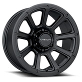 Vision Wheel Off-Road - 353 TURBINE - Black - Matte Black - 17" x 8.5", -6 Offset, 5x127 (Bolt Pattern), 78.1mm HUB