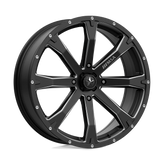 MSA Offroad Wheels - M42 BOUNTY - Black - SATIN BLACK MILLED - 20" x 7", 10 Offset, 4x137 (Bolt Pattern), 112.1mm HUB