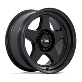 KMC Wheels - KM728 LOBO - Black - MATTE BLACK - 17" x 8.5", -10 Offset, 6x139.7 (Bolt Pattern), 106.1mm HUB