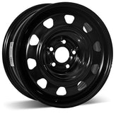 RSSW - Steel - Black - Black - 16" x 6.5", 46 Offset, 5x110 (Bolt Pattern), 65.1mm HUB