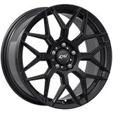 Dai Alloys - DTM - Black - Gloss Black - 18" x 8", 45 Offset, 5x114.3 (Bolt Pattern), 67.1mm HUB