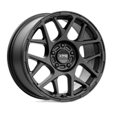 KMC Wheels - KM708 BULLY - Black - SATIN BLACK - 17" x 8", 38 Offset, 5x108 (Bolt Pattern), 72.6mm HUB