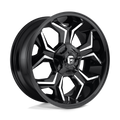 Fuel - D606 AVENGER - Black - GLOSS BLACK MILLED - 20" x 9", 20 Offset, 6x135, 139.7 (Bolt Pattern), 106.1mm HUB