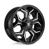 Fuel - D606 AVENGER - Black - GLOSS BLACK MILLED - 20" x 9", 20 Offset, 6x135, 139.7 (Bolt Pattern), 106.1mm HUB