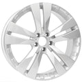 DTD - Replica - Silver - Silver - 20" x 8.5", 45 Offset, 5x112 (Bolt Pattern), 66.6mm HUB