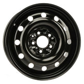 RNB - STEEL WHEEL - Black - Gloss Black - 16" x 6.5", 52 Offset, 5x108 (Bolt Pattern), 63.4mm HUB