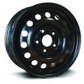 RTX Wheels - Steel Wheel - Black - Black - 15" x 6", 45 Offset, 5x114.3 (Bolt Pattern), 67.1mm HUB