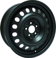 RTX Wheels - Steel Wheel - Black - Black - 17" x 6.5", 42 Offset, 5x105 (Bolt Pattern), 65.1mm HUB