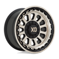 XD Series - XD856 OMEGA - Black - SATIN BLACK WITH BRONZE TINT - 20" x 10", -18 Offset, 8x180 (Bolt Pattern), 124.2mm HUB