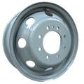 Envy Wheels - Dually Steel Wheel - Grey - GREY - 16" x 6", 130 Offset, 8x165.1 (Bolt Pattern), 124.1mm HUB