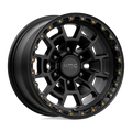 KMC Wheels - KM718 SUMMIT - Black - SATIN BLACK - 17" x 8.5", 0 Offset, 6x135 (Bolt Pattern), 87.1mm HUB