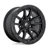 Fuel - D679 REBEL - Black - MATTE BLACK - 17" x 9", -12 Offset, 5x127 (Bolt Pattern), 71.5mm HUB