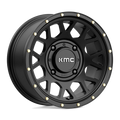 KMC Powersports - KS135 GRENADE - Black - SATIN BLACK - 14" x 10", 0 Offset, 4x156 (Bolt Pattern), 132mm HUB